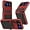 Red, variant on for ZFlip 3/ ZFlip 4 5G Heavy Duty Metal Case with Stand Cover Rugged Compatible with Samsung Galaxy Z flip 3/4 5G Phone Case Hard Funda Red