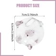 thumbnail image 6 of Piggy Bank Desk Organizer Clear Glass Money Box Break to Open for Boys Girls Home Decoration, 6 of 6