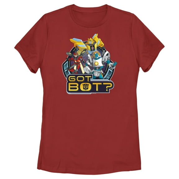 Women's Transformers: EarthSpark Got Bot Graphic Tee Red X Large