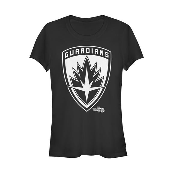 Junior's Marvel Guardians of the Galaxy Vol. 2 Classic Logo Graphic Tee Black Medium