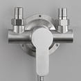 thumbnail image 1 of Stainless Steel Shower Faucet Hot And Cold Water Mixer Wall Mounted Metal Handle, 1 of 8