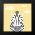 thumbnail image 2 of Prime, Marcus 12x12 Black Modern Framed Museum Art Print Titled - Funky Zebra, 2 of 5