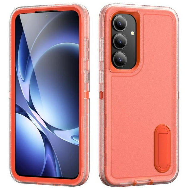 for Samsung Galaxy S25 FE 5G Case, Samsung S25 FE 5G Phone Case with Built in Kickstand, Shockproof/Dustproof/Drop Proof Heavy Duty Military-Grade Rugged Protective Cover for Samsung Galaxy S25 FE 5G