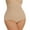 Beige, variant on MANIFIQUE Plus Size Body Shaper Tummy Control Panty - Shapewear for Women, Black+Beige, 2-Pack