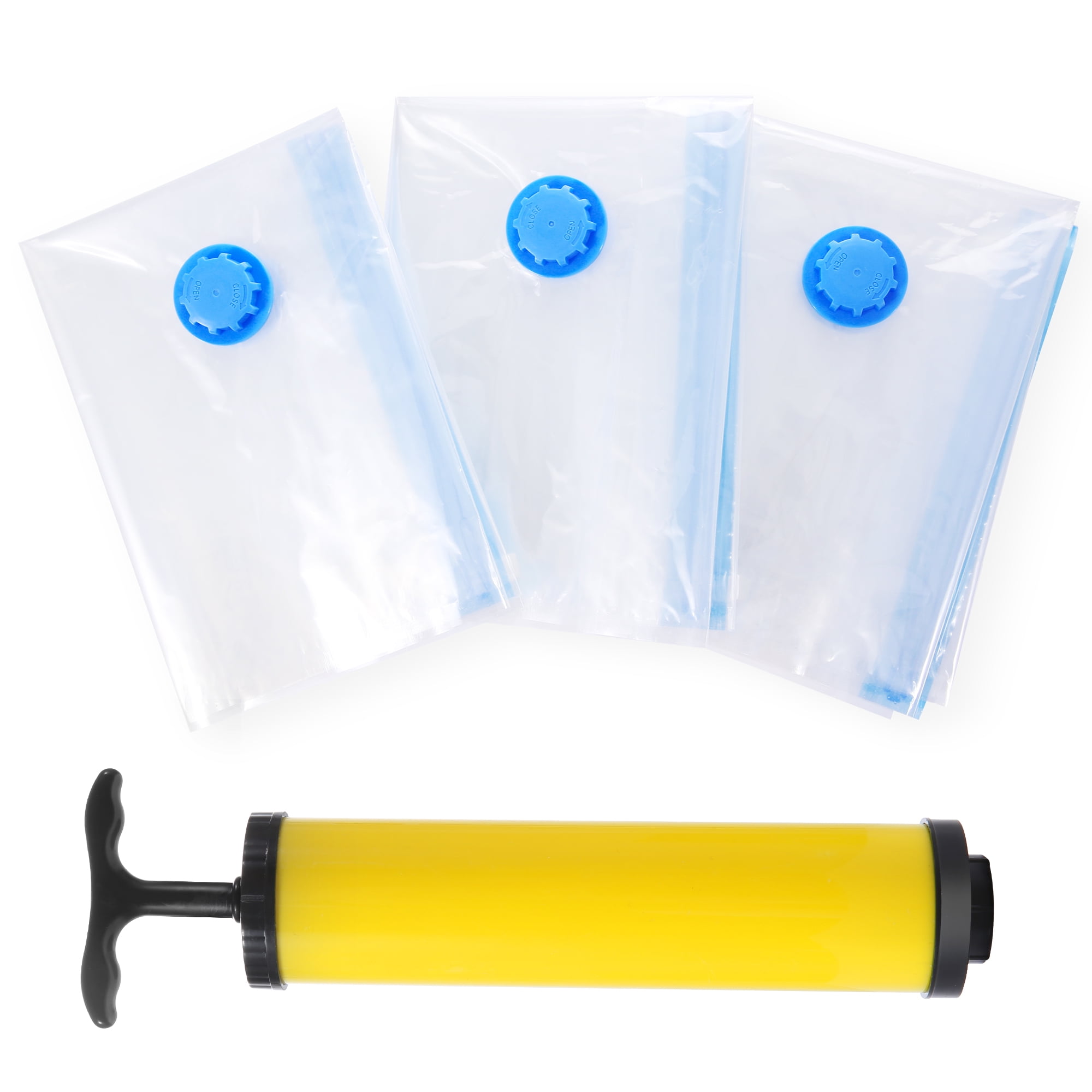 IPOW IPOW 3 Large Vacuum Bags, Space Saver Plastic&Vacuum Storage Organizer Bags for Clothes