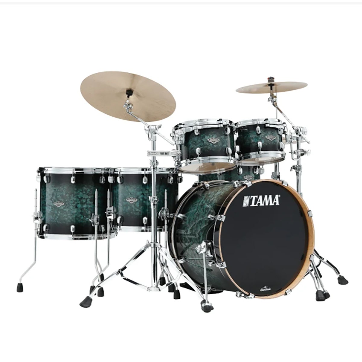 Tama Starclassic Performer 5-Piece Drum Shell Pack - 22" Bass (Molten Steel Blue)