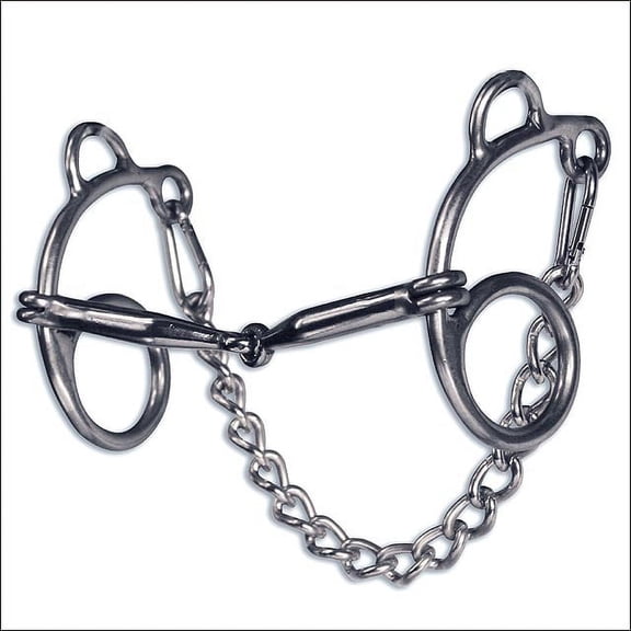 Professional's Choice Equisential Route 66 Smooth Snaffle Bit - Sweet Iron Mouthpiece