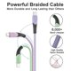 thumbnail image 2 of Multi Usb Cable, 3 In 1 Universal Cable [1.5m] Multi Usb Charger Charging With Micro Usb Type C Lightning Connectors Eph, 2 of 5