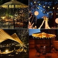 thumbnail image 5 of Dinheiro Cadena de luces solares para exteriores, 22.9 pies, 50 luces LED solares colgantes para interiores/exteriores, árboles, patio, 5 of 5