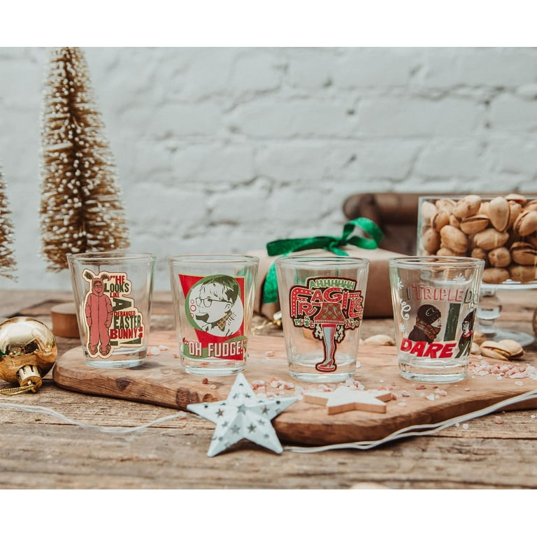Set of 2 Spode Holiday Christmas Tree 19oz Stemless Wine Glasses Gold Trim  Santa