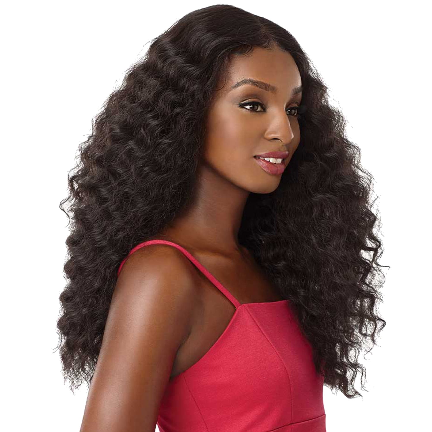Sensationnel Synthetic Lace Front Wig Empress Edge Natural Center Part Amani (613)