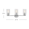 thumbnail image 6 of 85573CM Lark Mabel - 36W 3 LED Medium Bath Vanity-10 Inch Tall and 24.5 Inch Wide-Chrome Finish, 6 of 11