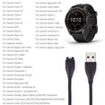 thumbnail image 3 of Piezas de repuesto para cargador USB de 50/100cm, nailon trenzado para Garmin Fenix ​​7 7S 7X, 3 of 9