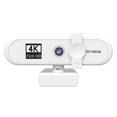 thumbnail image 1 of Caméra Web 4K HD Conférence PC Diffusion en Direct Caméra Web Caméra Web USB Bureau Réunion Maison avec Microphone, Facile à Installer, 1 of 6