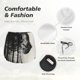 thumbnail image 4 of Balery Double Exposure Cat Forest Pantalones cortos deportivos para mujer con forro y dos bolsillos, elásticos, para entrenamiento, gimnasio, yoga-XX-Large, 4 of 7