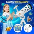 thumbnail image 4 of Telescope for Adults & Kids, 80mm Aperture 500mm Portable Refractor Telescope for Astronomy Beginners, with Tripod, Stickers, Smartphone Adapter, Backpack, 4 of 8