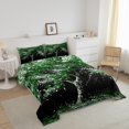thumbnail image 3 of Erosebridal Green Cherry Blossoms Bedding Queen Comforter Set, Tree Botanical Down Comforter, Japanese Style Decor, Reversible, 3 of 8