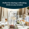 thumbnail image 2 of Libbey Carolina Entertaining Set with 6 Goblet Glasses and Pitcher, 2 of 6