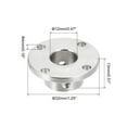 thumbnail image 2 of Uxcell 2pcs 12mm Flange Coupling Connector, Shaft Axis Fittings with 4pcs Fastening Screw 1pcs M2 Hex Wrench, 2 of 6