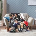 thumbnail image 5 of Henry Cavill Blanket Soft and Comfortable Warm Fleece Throw Blankets Carpet Rug Decoration Gift for Decor Room Dormitory Picnic Yoga Sofa Camping Travel All Season, 5 of 6