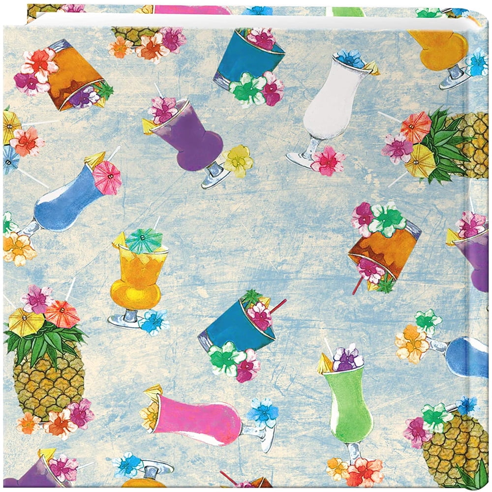 Pioneer DA-200TRP 4x6 Tropical Photo Album Tropical Drinks