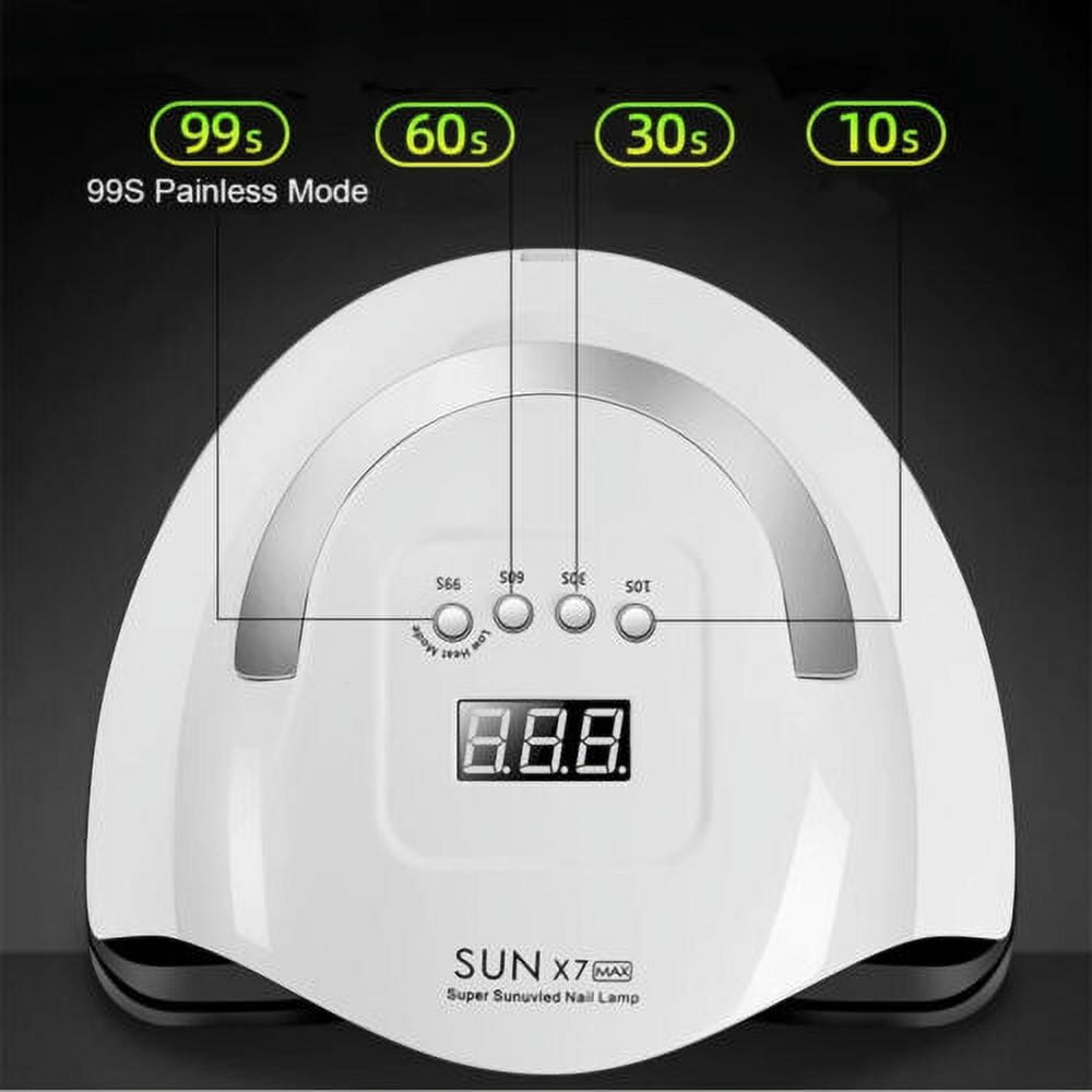 180W SUN Nail Lamp Dryer UV Light Gel Curing Machine Timer LED Professional Tool