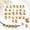 D, variant on 26 PCS Thick Acrylic Letter Beads, Coated Bubble Alphabet Beads with Large Horizontal Hole, Big Letter Beads for Jewelry Making Keychains Bag Charms DIY Crafts, 6 Styles Available
