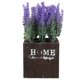 thumbnail image 2 of Artificial Lavender Flower Pot-Shaped Faux Plant Office Decor Modern Farmhouse Style 1Pack, 2 of 4