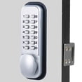 thumbnail image 4 of MUTEX Combination Door Lock MX250 Mechanical Keyless Surface Mount Deadbolt - Satin Chrome, 4 of 5