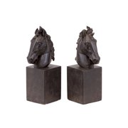 Urban Trends Resin Horse Bookends (Set of 2)