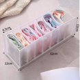 thumbnail image 2 of 6/7/11 Grids Foldable Underwear Socks Organizer With Dividers Storage Box Breathable Separation Wardrobe Storage Organizers, 2 of 5