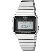 Casio Mens Slim-Digital Stainless Steel Watch