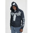 thumbnail image 4 of Marvel Spider-Man Venom Fleece Matching Family Zip Up Cosplay Hoodie Adult, 4 of 5