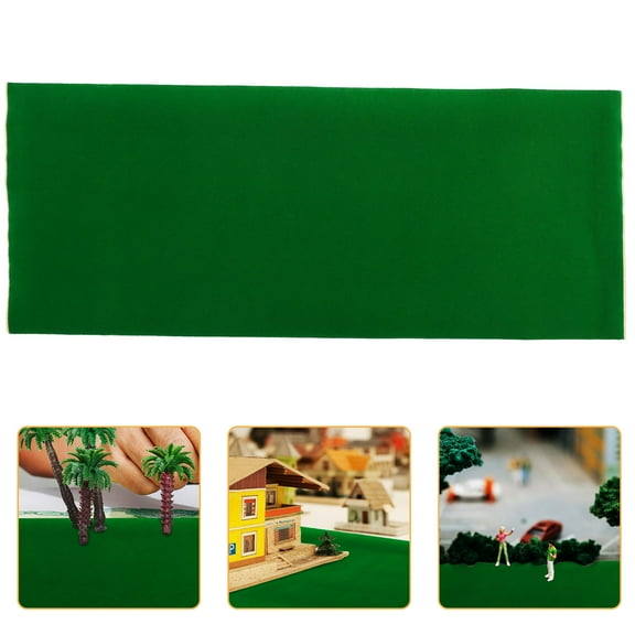 GOOHOCHY Artificial Turf for Decor DIY Grass Props One Sheet Green Nylon PA Material Landscape Decor