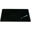 Black Leatherette 24 x 19 Desk Mat without Rails