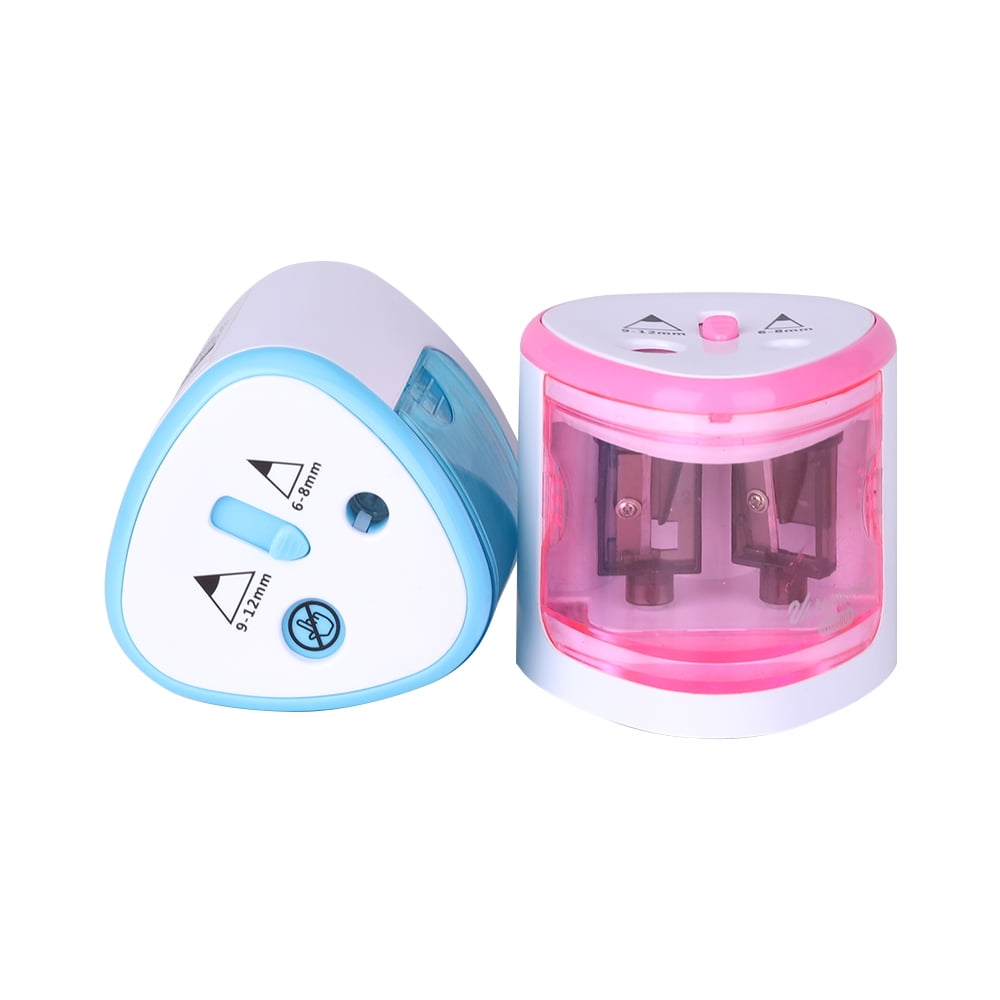 Tenwin Electric Pencil Sharpener, 2 Holes, Blue