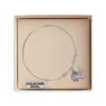 thumbnail image 3 of 7 1/2 inch Round Double Loop Bangle Bracelet w/ St. Christopher / Air Force in Sterling Silver, 3 of 3