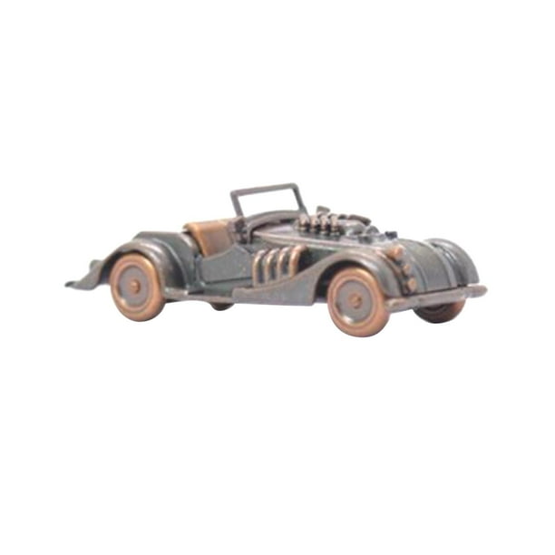 Coche modelo de casa de muñecas, suministros de paisajes de coche en miniatura, regalos, adorno de micropaisaje, decoración de casa de muñecas, mini Rojo