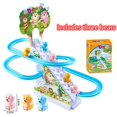 thumbnail image 1 of Penguin Slide Race Track Set with Lights and Music for Kids, 1 of 4