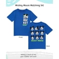 thumbnail image 2 of Disney Mickey Mouse Outfit for Boys, Toddler and Little Kids Clothes, T-Shirt and Shorts Set (Royal Blue, 4T), 2 of 5