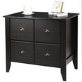 thumbnail image 1 of Costway Multi-function Lateral File Cabinet TV Stand Storage Retro Furniture Drawer, 1 of 10