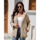 thumbnail image 2 of ZHAOCHENG Chaqueta polar cálida color caqui Abrigo de mujer /M caqui M, 2 of 5