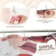 thumbnail image 5 of Dznils Ganchos para Cortina de Ducha con Lazo Rosa, Ganchos de Ducha de Resina para Baño Inoxidables, Juego de 12, 5 of 11