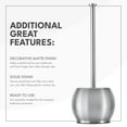 thumbnail image 4 of ToiletTree Products Stainless Steel Plunger Heavy Duty Toilet Plunger with Holder Set, 4 of 7
