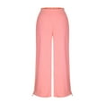 thumbnail image 6 of CFLVAEK Barrel Sweatpants for Women Loose Fit Wide Leg Sweatpant Casual High Waisted Long Pants Streetwear Pink S, 6 of 9