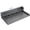 Grey + MDF + MDF, variant on 54 Washer Dryer Countertop with Non-slip Pads, Laundry Wood Shelf Topper with Edge, Double Layer Organizer for Washer and Dryer Laundry Hamper Counter Storage Organization in Walnut