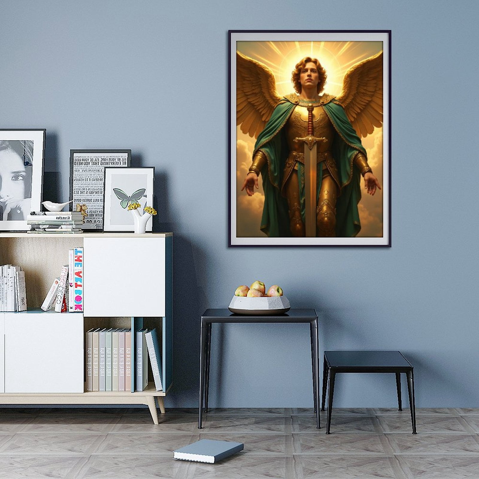 Diamond Art Kits for Adults - 5d Angel Golden Armor Radiant Wings Diamond Painting for Adults, Diamond Art for Adults Beginners, Diamond Painting Kits for Adults for Home Wall Decor