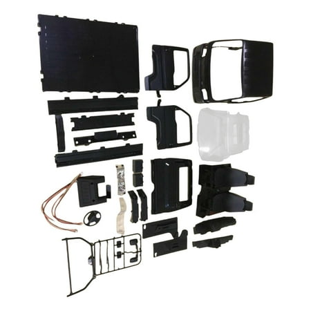 APLVFFZH RC Car Truck Shell RC Body Shell Replacement DIY Control Car Body for WPL Black