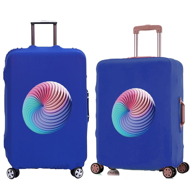 Travel Luggage Protective Cover 3d Pattern Travel Accessories Elastic Suitcase Case Apply To 18-28inch 8 3D002 S