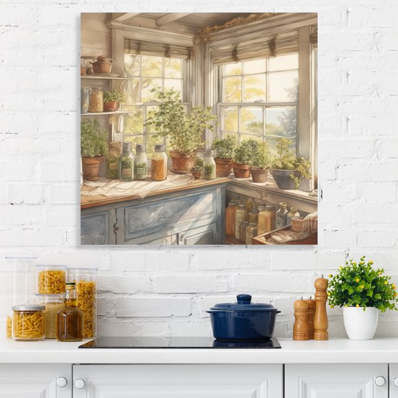Designart "Old Farmhouse Kitchen I" Kitchen Wall Decor
